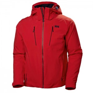 Férfi Helly Hansen Alpha 3.0 Síkabátok Piros | EIW-042781