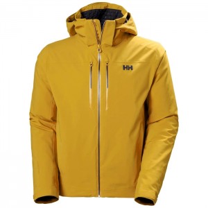 Férfi Helly Hansen Alpha Lifaloft Insulated Síkabátok Barna | YGQ-524137