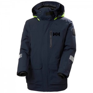 Férfi Helly Hansen Arctic Ocean Parka Dzsekik Sötétkék | CGL-867054