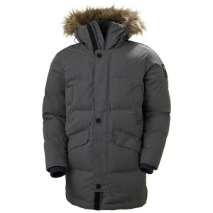 Férfi Helly Hansen Barents Parka Dzsekik Sötétkék | ZXE-235894