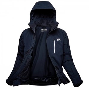 Férfi Helly Hansen Bonanza Mono Anyagok Síkabátok Sötétkék | OEJ-986714