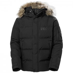 Férfi Helly Hansen Bouvet Téli Kabátok Fekete | ZAI-324918