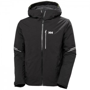 Férfi Helly Hansen Carv Lifaloft Insulated Síkabátok Fekete | BCW-683295