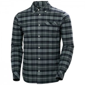 Férfi Helly Hansen Classic Check Ls Ingek Szürke | PON-064879