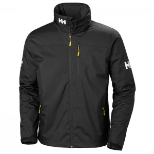 Férfi Helly Hansen Crew Csuklyás Középréteg Vitorlás Dzsekik Fekete | HCF-796082