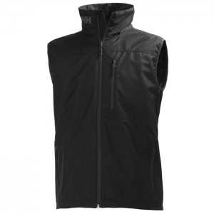 Férfi Helly Hansen Crew Vitorlás Dzsekik Fekete | LTC-415032