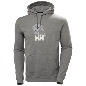 Férfi Helly Hansen F2f Organic Cottonhooded Pulóverek Szürke | TOG-049736