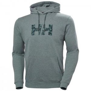 Férfi Helly Hansen F2f Organic Cottonhooded Pulóverek Szürke | MQC-450319