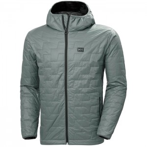 Férfi Helly Hansen Lifaloft Csuklyás Szigetelt Kabátok Szürke | KDV-683914