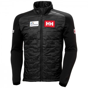 Férfi Helly Hansen Lifaloft Hibrid Alkalmi Kabátok Fekete | FXM-783012