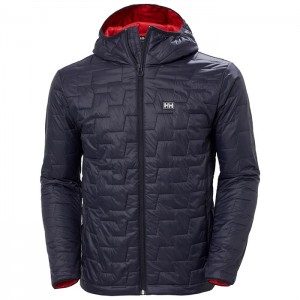 Férfi Helly Hansen Lifaloft Insulated Csuklyás Síkabátok Sötétkék | UTS-187965