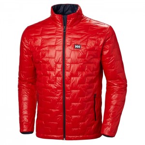 Férfi Helly Hansen Lifaloft Szigetelt Kabátok Piros | QRT-015394