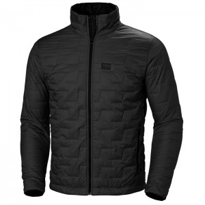 Férfi Helly Hansen Lifaloft Túradzsekik Fekete | HDX-065827