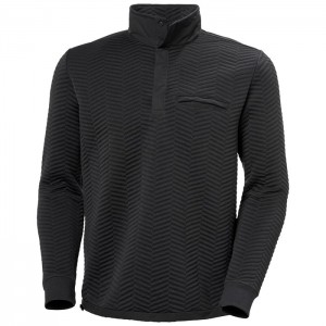 Férfi Helly Hansen Lillo Snap Pullover Pulóverek Szürke | WTB-714530