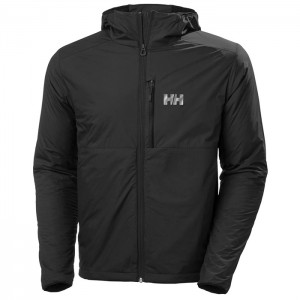 Férfi Helly Hansen Odin Stretch Csuklyás Light Szigetelt Kabátok Fekete | HTY-541627