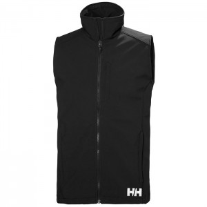 Férfi Helly Hansen Paramount Softshell Túradzsekik Fekete | RXK-273014