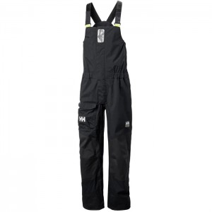 Férfi Helly Hansen Pier 3.0 Bib Vitorlás Nadrág Szürke Fekete | LUH-579480