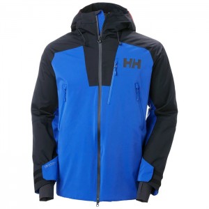 Férfi Helly Hansen Powder Síkabátok Kék | BDY-942103