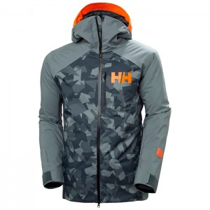 Férfi Helly Hansen Powdreamer Síkabátok Szürke | SKH-793021