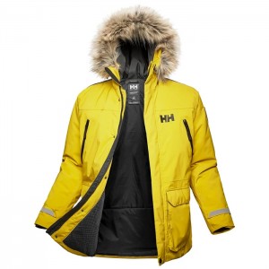 Férfi Helly Hansen Reine Parka Dzsekik Sárga | PCM-509761