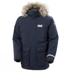 Férfi Helly Hansen Reine Parka Dzsekik Sötétkék | HOD-985264