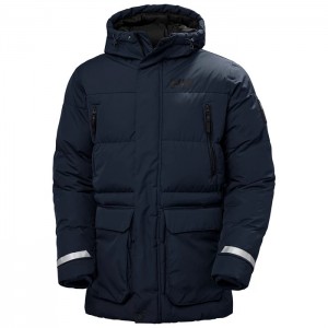 Férfi Helly Hansen Reine Puffy Téli Kabátok Sötétkék | CKO-408953