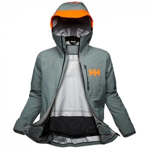 Férfi Helly Hansen Ridge Infinity Síkabátok Szürke | ENZ-938762