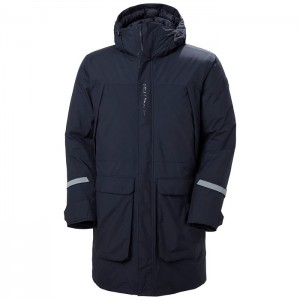 Férfi Helly Hansen Rwb Parka Dzsekik Sötétkék | VQC-451720