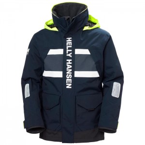 Férfi Helly Hansen Salt Coastal Vitorlás Dzsekik Sötétkék | QSU-630287