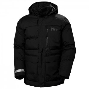 Férfi Helly Hansen Tromsoe Parka Dzsekik Fekete | OBM-781294