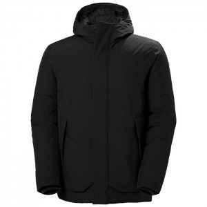 Férfi Helly Hansen Urb Pro Pehelykabát Fekete | ZQG-936724