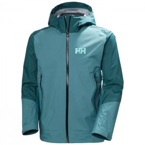 Férfi Helly Hansen Verglas 3l 2.0 Kültéri Dzsekik Zöld Szürke | QWC-843215