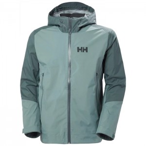 Férfi Helly Hansen Verglas 3l 2.0 Túradzsekik Kék Szürke | QZI-167895