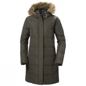 Női Helly Hansen W Aden Parka Dzsekik Fekete | KHU-025397