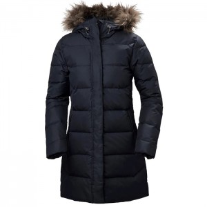 Női Helly Hansen W Aden Parka Dzsekik Sötétkék | PAI-470329