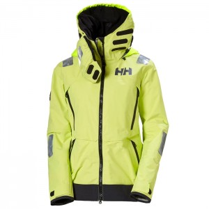 Női Helly Hansen W Aegir Race Vitorlás Dzsekik Világos Zöld | NUT-742305