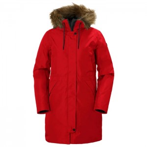 Női Helly Hansen W Alva 2.0 Parka Dzsekik Piros | WUY-981304