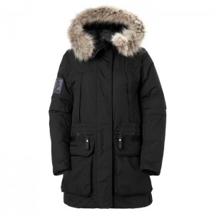 Női Helly Hansen W Arctic Patrol Parka Dzsekik Fekete | FEJ-731592