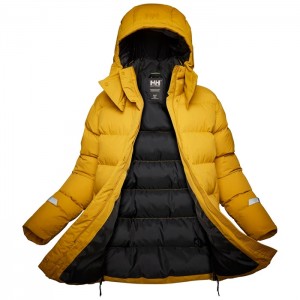 Női Helly Hansen W Aspire Puffy Téli Kabátok Barna Szürke | YCX-586193