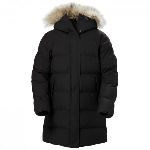 Női Helly Hansen W Blossom Puffy Parka Dzsekik Fekete | VFE-643901