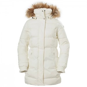 Női Helly Hansen W Blume Puffy Alkalmi Dzsekik Fehér | VNK-623108