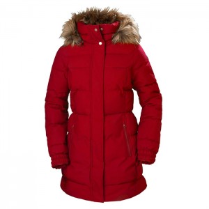 Női Helly Hansen W Blume Puffy Parka Dzsekik Piros | ZYJ-796382