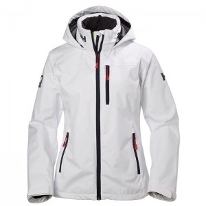 Női Helly Hansen W Crew Csuklyás Alkalmi Dzsekik Fehér | XAZ-659412