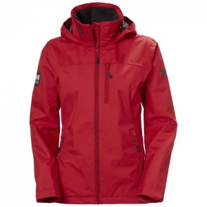 Női Helly Hansen W Crew Csuklyás Alkalmi Dzsekik Piros | ZXA-713468