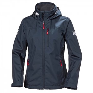 Női Helly Hansen W Crew Csuklyás Középréteg Vitorlás Dzsekik Sötétkék | QIK-208657