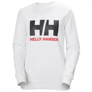 Női Helly Hansen W Hh Logo Crew Sweat Pulóverek Fehér | TKX-385104