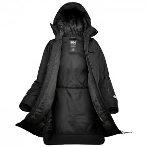 Női Helly Hansen W Maud Parka Dzsekik Fekete | NUW-061792