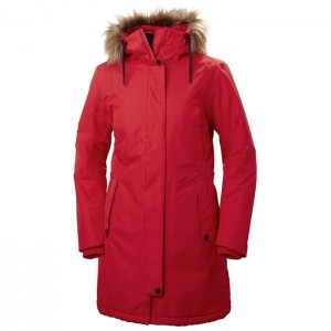 Női Helly Hansen W Mayen Parka Dzsekik Piros | DHY-397218