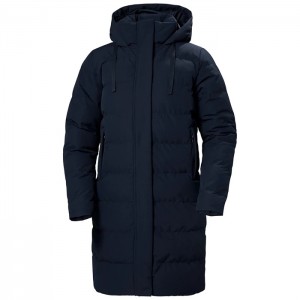 Női Helly Hansen W Mono Anyagok Puffy Alkalmi Dzsekik Sötétkék | JOT-742318