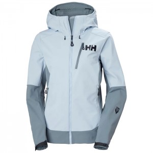 Női Helly Hansen W Odin Mountain Soft Kültéri Dzsekik Szürke Kék | BWF-150429